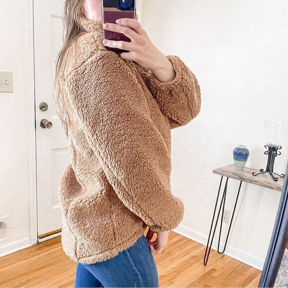 Lululemon Warmth Restore Long Sherpa Pullover Bold Beige 4 - Picture 4 of 10